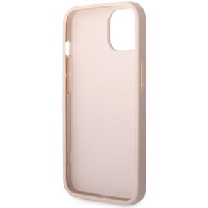 Guess Coque 4G Metal Logo Backcover iPhone 15 - Rose