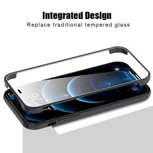 Valenta Full Cover 360° Tempered Glass iPhone 12 (Pro) - Noir