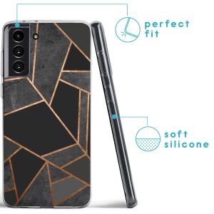 iMoshion Coque Design Samsung Galaxy S21 FE - Black Graphic