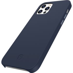 Valenta Coque en cuir Luxe iPhone 12 (Pro) - Bleu foncé