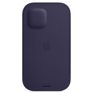 Apple Sacoche en cuir MagSafe iPhone 12 (Pro) - Deep Violet