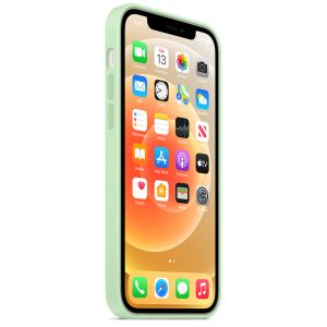 Apple Coque en silicone MagSafe iPhone 12 Mini - Pistachio
