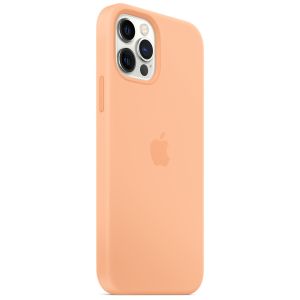 Apple Coque en silicone MagSafe iPhone 12 Pro Max - Cantaloupe