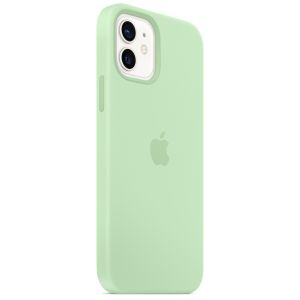 Apple Coque en silicone MagSafe iPhone 12 (Pro) - Pistachio