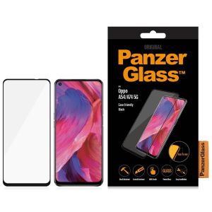 PanzerGlass Protection d'écran en verre trempé Case Friendly Oppo A74 (5G) / A54 (5G) - Noir