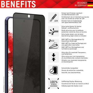 Displex Protection d'écran en verre trempé Privacy Samsung Galaxy S22 Plus