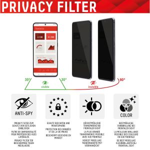 Displex Protection d'écran en verre trempé Privacy Samsung Galaxy S22 Plus