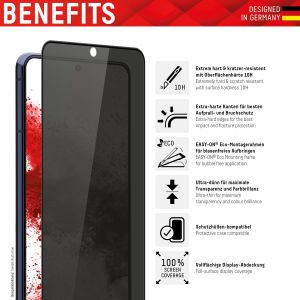 Displex Protection d'écran en verre trempé Privacy Samsung Galaxy S22 Ultra