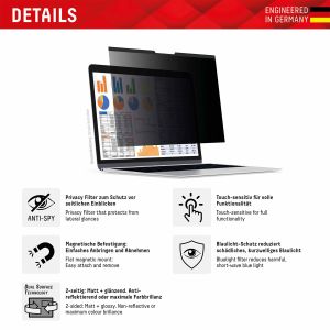 Displex Protection d'écran magnetique Privacy Safe MacBook Pro 16.2 pouces - A2485 / A2780 / A2991 / A2141