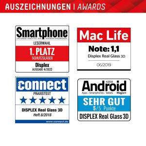 Displex Protection d'écran en verre trempé Real Glass Full Cover iPhone 15 Plus / 15 Pro Max