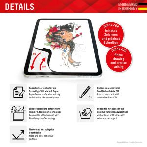 Displex Protection d'écran en verre trempé pour iPad Pro 11 (2021 - 2018 /  Air (2020)
