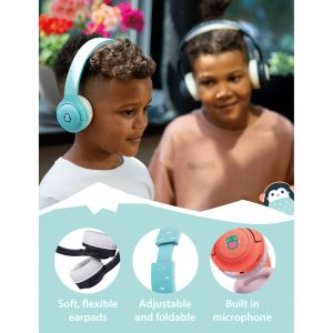 Planet Buddies Écouteurs sans fil pour enfants - Manchot