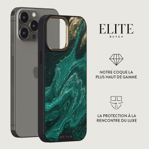 Burga Coque Elite Gold iPhone 15 Pro - Emerald Pool