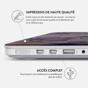 Burga Coque Rigide MacBook Air 13 pouces (2022) / Air 13 pouces (2024) M3 chip - A2681 / A3113 - Velvet Night