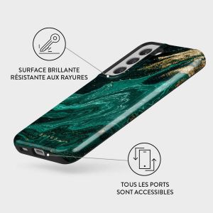 Burga Coque arrière Tough Samsung Galaxy S22 - Emerald Pool