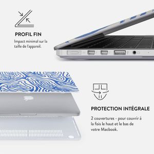 Burga Coque Rigide MacBook Pro 13 pouces (2020 / 2022) - A2289 / A2251 - Seven Seas