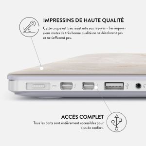 Burga Coque Rigide MacBook Pro 13 pouces (2020 / 2022) - A2289 / A2251 - Vanilla Sand