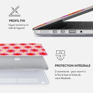 Burga Coque Rigide MacBook Air 13 pouces (2022) / Air 13 pouces (2024) M3 chip - A2681 / A3113 - Sunset Glow