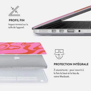 Burga Coque Rigide MacBook Air 13 pouces (2022) / Air 13 pouces (2024) M3 chip - A2681 / A3113 - Ride the Wave