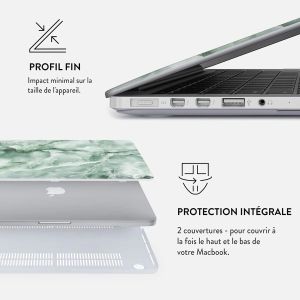 Burga Coque Rigide MacBook Air 13 pouces (2022) / Air 13 pouces (2024) M3 chip - A2681 / A3113 - Pistachio Cheesecake