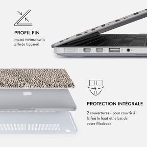 Burga Coque Rigide MacBook Pro 14 pouces (2021) / Pro 14 pouces (2023) M3 chip - A2442 / A2779 / A2918 - Almond Latte