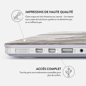 Burga Coque Rigide MacBook Pro 16 pouces (2021) / Pro 16 pouces (2023) M3 chip - A2485 / A2780 / A2991 - Snowstorm