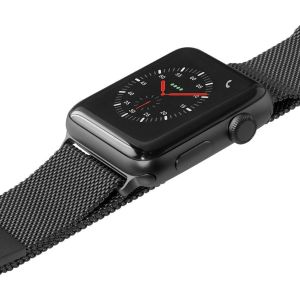 Laut Steel Loop Apple Watch Series 1-9 / SE - 38/40/41 mm - Noir