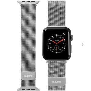 Laut Steel Loop Apple Watch Series 1-9 / SE - 38/40/41 mm - Argent