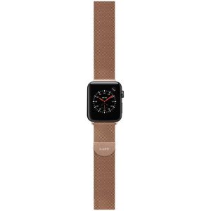 Laut Steel Loop Apple Watch Series 1-9 / SE / Ultra (2) - 42/44/45/49 mm - Dorée