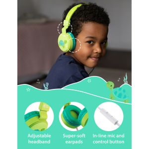 Planet Buddies ﻿Écouteurs pour enfants - Tortue