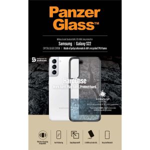 PanzerGlass ClearCase AntiBacterial Samsung Galaxy S22 - Crystal Black