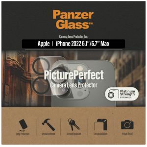 PanzerGlass Protection d'écran camera en verre trempé iPhone 14 / 14 Plus