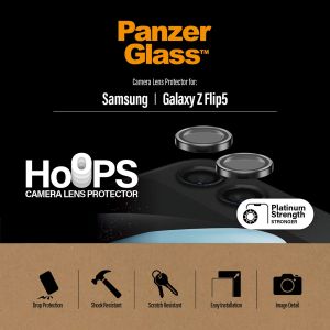 PanzerGlass Protection d'écran camera Hoop Optic Rings Samsung Galaxy Z Flip 5