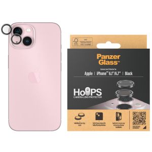 PanzerGlass Protection d'écran camera Hoop Optic Rings iPhone 15 / 15 Plus
