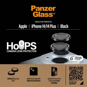 PanzerGlass Protection d'écran camera Hoop Optic Rings iPhone 14 / 14 Plus