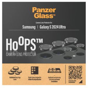 PanzerGlass Protection d'écran camera Hoop Optic Rings Samsung Galaxy S24 Ultra - Black