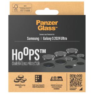 PanzerGlass Protection d'écran camera Hoop Optic Rings pour Samsung Galaxy  S24 Ultra - Black
