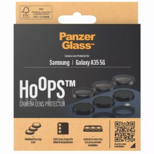 PanzerGlass Protection d'écran camera Hoop Optic Rings Samsung Galaxy A35 - Black