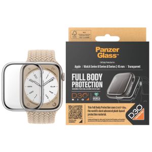 PanzerGlass Coque Full Body Apple Watch Series 9 - 45 mm - Transparent