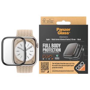PanzerGlass Coque Full Body Apple Watch Series 9 - 45 mm - Noir