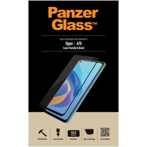 PanzerGlass Protection d'écran en verre trempé Case Friendly Anti-bactéries Oppo A76 (4G) / A96