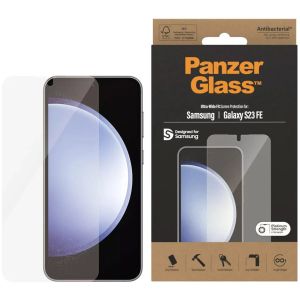 PanzerGlass Protection d'écran Ultra-Wide Fit Anti-bactérienne avec applicateur Samsung Galaxy S23 FE