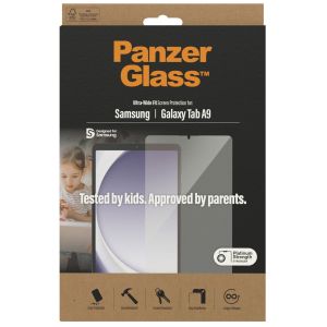 PanzerGlass Protection d'écran Ultra-Wide Fit Anti-bactérienne Samsung Galaxy Tab A9 8.7 pouces