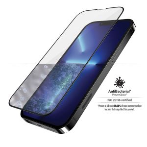 PanzerGlass Protection d'écran en verre trempé Case Friendly Anti-bactéries iPhone 13 Pro Max - Noir