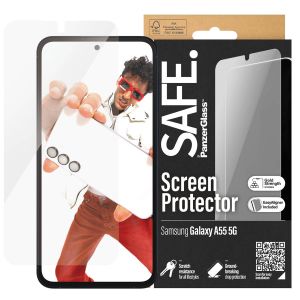 PanzerGlass Protection d'écran SAFE Ultra-Wide Fit avec applicateur Samsung Galaxy A55