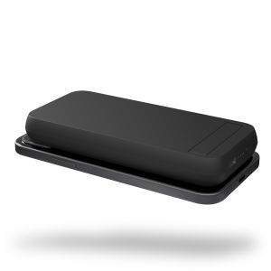 Zens Batterie externe magnétique avec support - Compatible avec MagSafe - 10.000 mAh - Noir