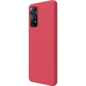 Nillkin Coque Super Frosted Shield Xiaomi Redmi Note 11 (4G) / Note 11S (4G) - Rouge