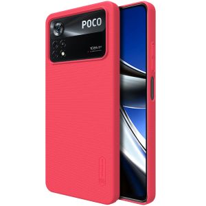 Nillkin Coque Super Frosted Shield Xiaomi Poco X4 Pro 5G - Rouge