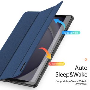 Dux Ducis Coque tablette Domo Samsung Galaxy Tab A9 Plus - Bleu foncé