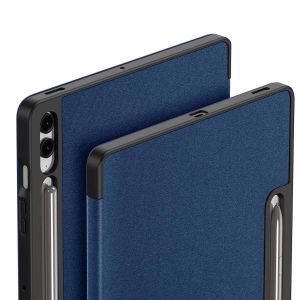 Dux Ducis Coque tablette Domo pour Samsung Galaxy Tab S9 FE Plus - Bleu foncé